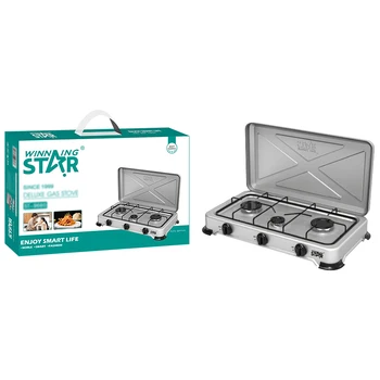 Новый дизайн WINNING STAR Для домашней кухни Плита с 3 конфорками ST-9660 Небольшая коммерческая газовая плита с бесплатной подставкой