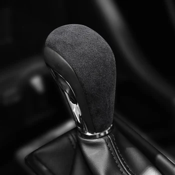 Крышка рычага переключения передач из Алькантары, Оболочка для Mazda Axela 2020 2021, CX30 2020 2021
