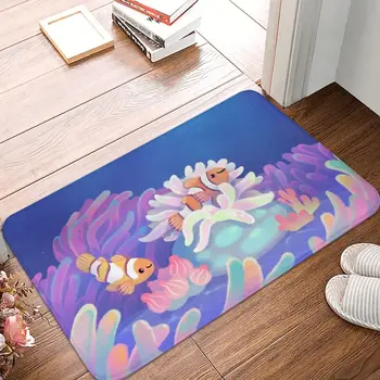 Нескользящий коврик для ванной Anemone Home, кухонный коврик, приветственный ковер, домашний декор с рисунком