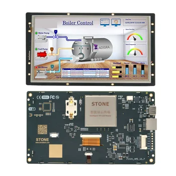 3,5-10,4-дюймовый программируемый TFT-ЖК-модуль Smart HMI, интеллектуальный сенсорный дисплей с интерфейсом UART для промышленного использования