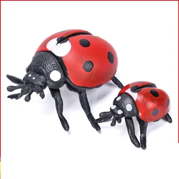Имитация насекомого, модель животного, детская игрушка для обучения когнитивным наукам, Семизвездочная Божья коровка серии Growth Cycle, ручные качели
