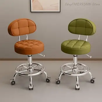 Эстетичная спинка парикмахерского кресла, простое вращающееся парикмахерское кресло, портативное парикмахерское оборудование Mocho Cadeira MQ50BC