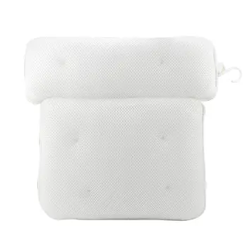 Удобная практичная прочная 3D сетчатая подушка для ванны СПА-коврик на присоске для ванны Эргономичная подушка для поддержки шеи
