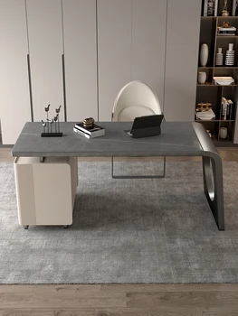 Легкий роскошный шифер, офисный стол, современный минималистичный гостиная, спальня, домашний кабинет, письменный стол, компьютерный стол