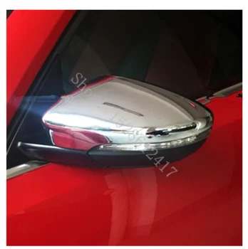 Стайлинг автомобиля для VW/Volkswagen EOS 2006-2015 автомобильные аксессуары Хромированное Украшение зеркала заднего вида/Отделка крышки зеркала заднего вида fbs