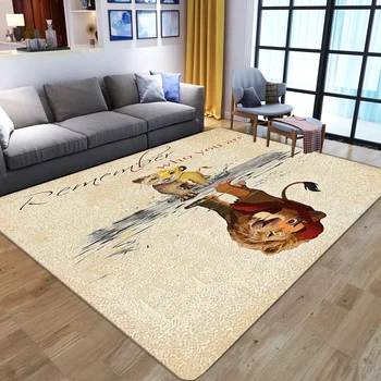 3D Мультяшные креативные ковры со львом в виде животного для дома, гостиной, спальни, прикроватного дивана, детской игровой площадки, нескользящих ковриков для пола
