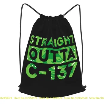 Рюкзак Straight Outta C 137 Straight Outta Compton Movie на шнурке Новейший Тренировочный Легкий рюкзак для верховой езды Спортивная сумка