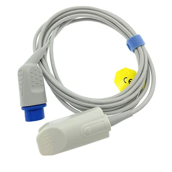 12-контактный Датчик Spo2 OxiMax Совместим с кабелем датчика Spo2 ЭКГ-монитора Biolight M7000 M8000 M9000 M9500