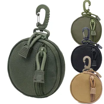 Новая тактическая сумка EDC, кошелек для ключей, держатель для карт, мужские кошельки для монет, сумка-брелок, карман на молнии, уличная сумка, Сумка для монет, Денежные мешки