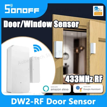 SONOFF DW2 RF eWeLink Умный Дом Датчик Открывания Двери Окна Детектор Сигнализация Голосовое Управление Для Alexa Google Home Assistant