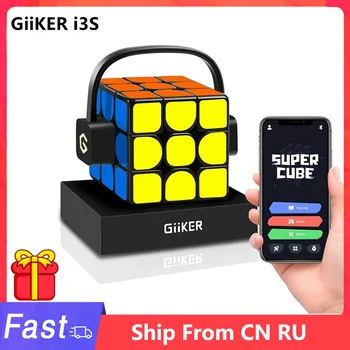 Оригинальная Новейшая обновленная версия Giiker i3s AI Intelligent Super Cube Smart Magic Magnetic Bluetooth APP Sync Игрушки-головоломки