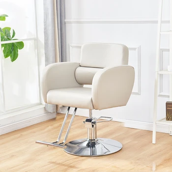 Профессиональное Парикмахерское кресло, Вращающееся, Эргономичное, для эстетической укладки, Парикмахерское кресло для педикюра Silla Estetica Equipment MQ50BC