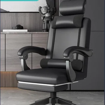 Киберспортивное Кресло Комфортные Сидячие Офисные Стулья Мебель Для дома Компьютерное Кресло Boss Вращающееся Кресло С Эргономичной Спинкой Игровое Кресло