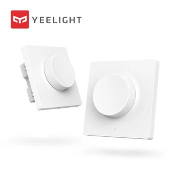 Умный беспроводной выключатель Yeelight, диммер, настенный выключатель, пульт дистанционного управления Smart Light, интеллектуальная регулировка для xiaomi smart home