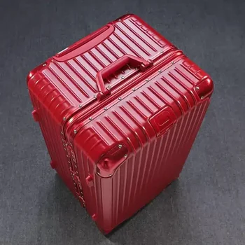 30-дюймовый новый модернизированный и расширенный багажник 32-дюймовый ящик-тележка сверхбольшой емкости с утолщенной алюминиевой рамой
