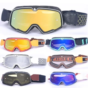 Мотоциклетные очки Spot, 100% винтажные очки для езды по бездорожью, 3/4 шлема, защитные очки