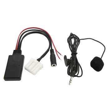 Автомобильные кабели AUX IN Простая установка Легкий прочный радио-аудиокабель с микрофоном для автомобильной электроники