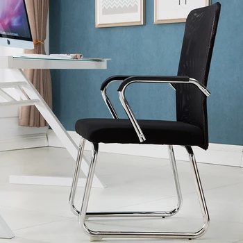 Удобное Офисное кресло С черной спинкой Эргономичное Компьютерное Кресло-качалка Бесплатная Доставка Cadeira De Escritorio Мебельная комната