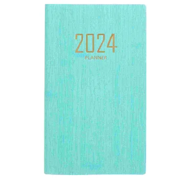 Записные книжки, академический планировщик, английский, портативный блокнот, дневник на 2024 год, календарь
